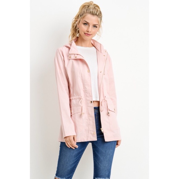 LAST ONE! Hooded Anorack Jacket - Black - Picture 2 of 5